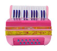 POENVFPO La Fisarmonica a 12 Bassi a 12 Chiavi, Facile da Apprendere, il Suono Completo, il Materiale ABS, il Cinturino Leggero, Robusto, Ideale per Principianti, Prestazioni del (PINK)