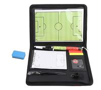 POENVFPO Lavagna per Allenatori di Basket, Set di Piastre Pieghevoli per Allenatore di Basket, Pallavolo, con Cartellini Gialli Rossi e Fischietto, per la Guida All'insegnamento