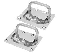 POENVFPO Maniglia per Barca in Acciaio Inossidabile, Hardware Marino Resistente e Durevole per Copertura del Ponte della Barca, di Bloccaggio della Maniglia