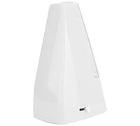 POENVFPO Metronomo Meccanico, Design Classico a Piramide con Timone Oscillante Placcato in Nichel e Copertura Protettiva, Gamma di Tempo da 40 a 208, per Pianoforte, Violino, Chitarra, (WHITE)