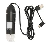 POENVFPO Microscopio per Laptop Digitale 1600x 8 LED Magnifie Camera Mapra per Collezionisti e Inventors USB Type C Micro USB per OSB