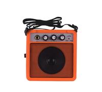 POENVFPO Mini Amplificatore per Chitarra, Amplificatore Acustico Ed Elettrico Portatile da 5 W con Controllo del Tono, Funzione Overdrive, Uscita Cuffie, Batteria o Alimentazione CC, per Musicisti