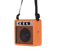 POENVFPO Mini Amplificatore per Chitarra, Amplificatore Acustico Ed Elettrico Portatile da 5 W con Controllo del Tono, Funzione Overdrive, Uscita Cuffie, Batteria o Alimentazione CC, per Musicisti
