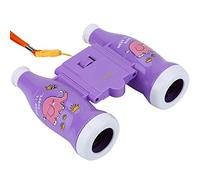 POENVFPO Mini Binocolo Leggero 6 Volte, Giocattolo Educativo Robusto e Durevole per Bambini con Messa a Fuoco Regolabile, per Birdwatching, Sport, Avventure all'Aria Aperta (Viola Chiaro)