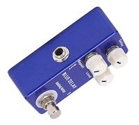 POENVFPO Mini Pedale Effetto Chitarra Blue Delay, Struttura in Metallo, Livelli Regolabili con True Bypass, Tempo di Ritardo di 25-450 Ms per Musicisti e Artisti