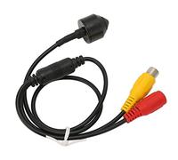 POENVFPO Mini Telecamera Analogica, Piccola Telecamera di Sorveglianza 700TVL con Custodia in PVC per Riconoscimento Facciale, Chiosco e Uso Interno