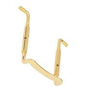 POENVFPO Morsetto a Vite per Violino in Ottone, Set da 2 Pezzi, Finitura Dorata Premium, Facile Installazione per Applicazioni su Mentoniera (GOLD)