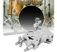 POENVFPO Morsetto per Tamburo Regolabile a 360 Gradi, Clamp/Holder di Estensione del Supporto per Campanaccio in Lega di Zinco con Leva Rotante per Batteristi, Musicisti