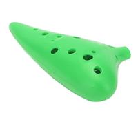 POENVFPO Ocarina in ABS, Strumento Musicale con Melodia C a 12 Fori, Fori per le Dita Arrotondati, Design Leggero per Bambini e Adulti, Uso Interno Ed Esterno (GREEN)