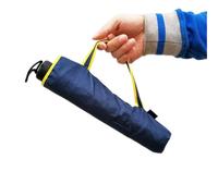 POENVFPO Ombrello Compatto Grande Extra Oversize, Ombrelli a Bastone Impermeabili Antivento Ventilati a Doppio Tettuccio per Donne e Uomini, con 10 Stecche Resistenti e Asta in Acciaio (BLUE)