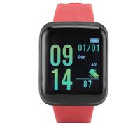 POENVFPO Orologio Fitness Tracker, Monitor del Sonno, Contacalorie, Tracker di attività Intelligente Impermeabile IP65 con Notifiche SMS di Testo per Uomini e Donne (rosso)