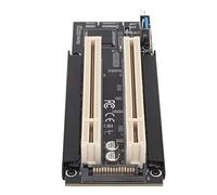 POENVFPO PCI E A PCI Dual Easy Easy Card E Blue Blue Game Dual Extension Card per Ottenere Materiale della Carta Casalinga di Espansione A LED Blu per Vincere