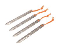 POENVFPO PEGS PEGS POSTA TENDA 4PCS V LEGA ASSEGGIO CON ROVE DI NYLON PER IL MUMA DI SAGGIO DEL PROPRIO CAMPING