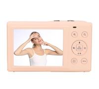 POENVFPO Piccola Fotocamera Digitale, Fotocamera WiFi 5K 80MP con Zoom 18x e Messa a Fuoco Automatica per Viaggi, Streaming Live, Fotografia di Quotidiana (PINK)