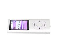 POENVFPO Player MP3 con Schermo di Visualizzazione a Colori da 1,8 Pollici e capacità di 64 GB, Ammette Musica, Video, Foto e Dischi, Incorporato, Ideale per gli Amanti della Musica (SILVER)