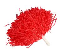 POENVFPO Pompon da Cheerleader, Pompon da Cheerleader in PE 2 Pezzi per Bambini, 8 Opzioni di Colore Accessori Leggeri per Spirito di Squadra per Sport di Danza, Feste, Eventi nello Stadio, (Rosso)