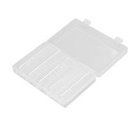 POENVFPO Portamonete da 100 Pezzi con Scatola Portamonete in Plastica Trasparente per Materiali di Raccolta da 17 a 30 Mm