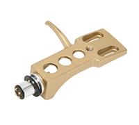 POENVFPO Record -Aluminum Solidum Fonograph Alluminio Supporto in Lega di Alluminio per la Piena Armonia e la Matita Ottica in Vinile Universale per la qualità del Suono entusiasmo: Lega (Gold)