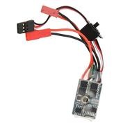 POENVFPO Regolatore di velocità RC Spazzolato ESC Bidirezionale 30A per Barca per Auto 1/16 1/18 /24, PCB Ad Alta Precisione, Durevole per gli Appassionati di RC (con freno)