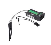 POENVFPO Ricevitore RC a Doppia Antenna FS-iA6B 2.4G, Ricevitore 6CH per FS -I6S I8, Funziona con Aereo, Aliante, Elicottero