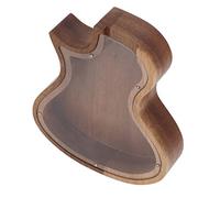 POENVFPO Salvadanaio per Bambini a Forma di Chitarra in Legno, Contenitore Trasparente per Risparmiare Denaro, Salvadanaio di Grande capacità, Design Decorativo da Tavolo