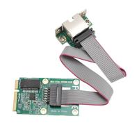 POENVFPO Scheda Controller di Rete Mini PCIe per Un'ampia Applicazione in Dispositivi Multimediali Digitali, Supporta DPDK, WOL, IPv4/IPv6, Protocolli Ethernet a Risparmio Energetico (1 Interfaccia