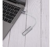 POENVFPO Scheda di Tipo C per Me, Canale a Canale 7.1 per Simulazione Xear 3D, Alta compatibilità, 1 Pacchetto (GREY)