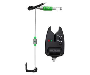 POENVFPO Set Allarme Wireless per Abboccata da Pesca con Ricevitore | Struttura in ABS e Lega , Stabile in Condizioni di , Compatibile con Pod per Aste Standard, Coppia con Aste Multiple