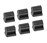 POENVFPO Set Cuscinetti in Gomma per Valvola del Clacson, Parti di Ricambio Nere Durevoli per la Riduzione del Rumore per Tuba e Corno Francese, 7 Pezzi