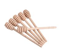 POENVFPO Set di Bastoncini per Mescolare Mestolo per in Legno da 50 Pezzi per Versare e Sciroppi Nella Tua (Prendi Honey King Slotting 16CM)