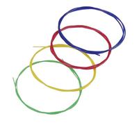POENVFPO Set di Corde per Ukulele Premium, Materiale in Nylon, 4 Pezzi, Opzioni Nere e Colorate, Dimensioni B-F-D-A, Calibro 0,56-0,81 Mm (multicolore)