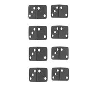 POENVFPO Set di Dadi da 8 Pezzi a 6 Facce, Dadi da Gioco Standard con Punti Trasparenti per Giochi da Tavolo, Insegnamento della Matematica, Giocattolo Educativo Domestico in LACK)