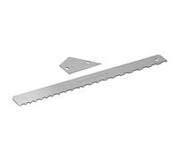 POENVFPO Set di Righelli per Manico di Chitarra, Bordo Dritto Dentellato, Misuratore di Altezza per Corde, Strumento per Liutaio, Metallo, con Misurazione della Tastiera, per Basso