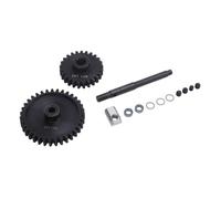 POENVFPO Set Ingranaggi per Auto RC, Ingranaggio Cilindrico 1.5M 35T e Pignone 25T Set Ingranaggi Trasmissione in Acciaio per Auto XRT 1 5 RC, con Viti Cuscinetti Distanziali Facile
