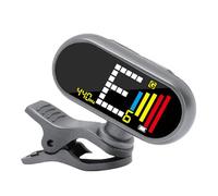 POENVFPO Sintonizzatore di Chitarra, Tuner Cromatico a Colori Rotabile a 360 Gradi Ricaricabile con Tecnologia di Riconoscimento della Stampa Vocale per Violino Ukulele