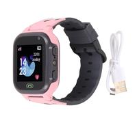 POENVFPO Smartwatch per Bambini, Chiamata Bidirezionale Telecamera SOS Posizionamento LBS Smartwatch Touch Screen con modalità Aula Giochi Sveglia, per Ragazzi e Ragazze Dai 4 Ai 12 (Rosato)