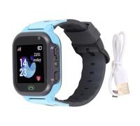 POENVFPO Smartwatch per Bambini, Chiamata Bidirezionale Telecamera SOS Posizionamento LBS Smartwatch Touch Screen con modalità Aula Giochi Sveglia, per Ragazzi e Ragazze Dai 4 Ai 12 (BLUE)