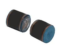POENVFPO Stecca da Biliardo Gesso in Polvere di Pietra per Stecca da Biliardo, 2 Pezzi, Cilindro 2,5 Cm X,4 Cm, Forte Adesione Anche con Meno Polvere per i Giocatori di nella Sala Giochi (Blue)