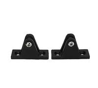 POENVFPO Supporto per Cerniera per Ponte di Barche Marine da 2 Pezzi, Accessori Hardware per Bimini Top in Nylon per Ancoraggi Scorrevoli per Kayak e Supporto per Visiera, con
