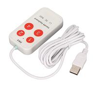 POENVFPO Tastiera Mini USB Programmabile Pocket, Portatile e Leggera per Gioco, ABS per Notebook, Tastiera 4 Tasti per Uso Generale e Mobile