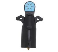 POENVFPO Tester a Spina del Rimorchio a 7 Pin, Tester Light Rotondo a 7 Vie 12V per Camion, Pickup, Rimorchio, Standard Statunitense