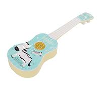 POENVFPO Ukulele Musicale per Bambini, Chitarra Giocattolo in Plastica a 4 Corde con Suono Chiaro, Strumento Musicale Educativo per Bambini Dai 3 Agli 8 Anni, Design Portatile (BLUE)