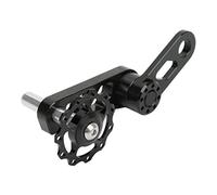 POENVFPO Un Tenditore a Catena di velocità, Facile da Installare, Bicicletta di velocità Bicicletta a, per Un Lembo di (Black)