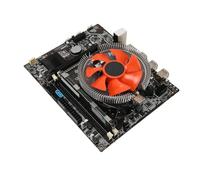POENVFPO X79 Set Ad Alta velocità Imposta CPU della CPU della Scheda Madre con L'indicatore della Luce a Doppia Ventola per PC, DDR3 6 Core 12 Sottoprocessi per Server Desktop