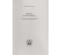 Poesia e non poesia. Note sulla letteratura europea del secolo decimonono