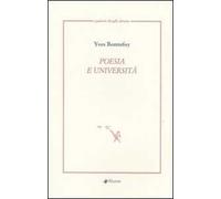 Poesia e università. Testo francese a fronte