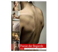 Poesie der Begierde (Wandkalender 2027 DIN A2 hoch), CALVENDO Monatskalender: Jede Seite fängt das Knistern des Moments ein - zart, verführerisch und voller Sehnsucht.