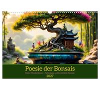 Poesie der Bonsais (Wandkalender 2027 DIN A3 quer), CALVENDO Monatskalender