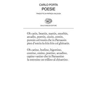Poesie. Testo italiano e milanese - Porta Carlo