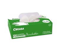 POESSA BISMARK Cegasa - Guanti in Vinile Multiuso DESECH. PQ C100, Colore Nero, Standard